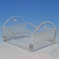Färberahmen aus Glas für 10 Objektträger Färberahmen aus Glas für 10...