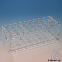 3Artikel ähnlich wie: Reagenzglasgestell aus Plexiglas für 6 Gläser bis 18 mm Ø, ohne Stäbe...