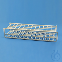 Reagenzglasgestell aus Draht für 48 Gläser bis 12 mm Ø, ohne Stäbe...