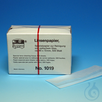 Linsenpapier 90 x 72 mm (500 Bl.)   PZN:   VE: 1 Packung Linsenpapier 90 x 72...