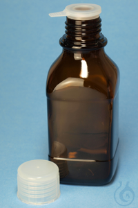 Gewindeflasche, Braunglas 500 ml, Gewinde A 32 Gewindeflasche, Braunglas 500...