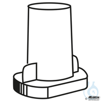 Zyto-Kammer mit Dichtung, PP, 1-fach 8 ml  VE = 100 Stck. Zyto-Kammer mit...