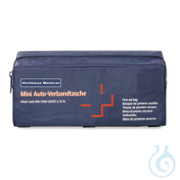 MINI KFZ-Verbandtasche, blau, gefüllt nach DIN 13164 UK = 10 Stck. MINI...