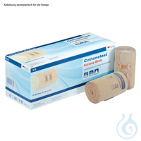 Cottonelast Kurzzugbinde 5 m x 6 cm hautfarben, mit Verbandklammern UK = 24...