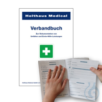 Verbandbuch DIN A5 nach DGUV weiß (50 Bl.) UK = 60 Stck. Verbandbuch DIN A5...
