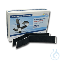 YPSIPLAST Fingerverbände 2 x 12 cm robust, schwarz (100 Stck.) UK = 25 Pack...