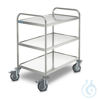 2Artikel ähnlich wie: Medizinischer Servierwagen Edelstahl, mit 2 Böden 800 x 500 mm Medizinischer...