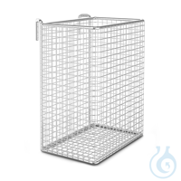Katheterkorb für Geräteschiene, 150 x 100 x 200 mm, Maschenweite 8 x 8mm...