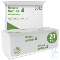 Hostess Natura Handtücher. 2-lagig. weiß. 50 x 25 cm (20 x 84 Bl.) Pal. = 28...