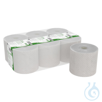 Hostess NATURA Handtücher, 1-lagig, grau, 20 cm x 190 m (6 Rl.) Pal. = 36...