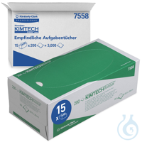 KIMTECH SCIENCE Labortücher, 2-lagig, weiß, 20 x 20 cm (15 x 200 Bl.) Pal. =...
