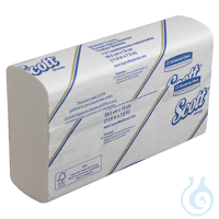SCOTT Slimfold Handtücher. 1-lagig. weiß. 19 x 29.5 cm (16 x 110 Bl.) Pal. =...