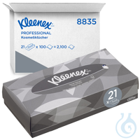2Artikel ähnlich wie: KLEENEX Kosmetiktücher (Standard-Box). 2-lagig. 22 x 19 cm (21 x 100 Bl.)...