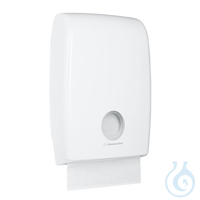 AQUARIUS Multifold Handtuchspender, weiß, 45,1 x 29,4 x 12 cm Pal. = 54 Stck....
