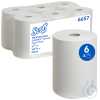 SCOTT Control Slimroll Rollenhandtücher 1-lagig, weiß, 19,8 cm x 165 m (6...