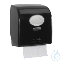 AQUARIUS Slimroll Rollenhandtuchspender Kunststoff, schwarz 32,4 x 29,7 x...
