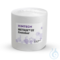 KIMTECH WETTASK DS Wischtücher, weiß, 30,5 x 15,2 cm (6 Rl. à 140 Bl.)...