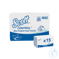 SCOTT Control Falthandtücher 1-lagig, blau, 20 x 31,5 cm (15 x 240 Bl.) Pal....