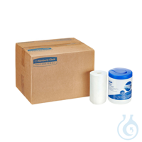 KIMTECH WETTASK DS Wischtücher weiß, 30,4 x 15,2 cm (12 Rl. à 55 Bl.) inkl....