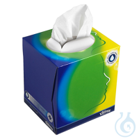 KLEENEX Balsam Kosmetiktücher, weiß, 3-lagig, 20 x 20 cm (12 x 56 Bl.)...