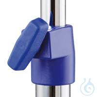 ISS Kunststoffbuchse ultramarineblau RAL5002 montiert mit T-Griff M6 Niro ISS...