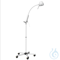 LED-Untersuchungsleuchte Touchless mit Flexarm auf Standrohr mit Rollfuß...