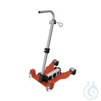 Infusions-Trolley ANTON, orange pulverbeschichtet Infusions-Trolley ANTON,...