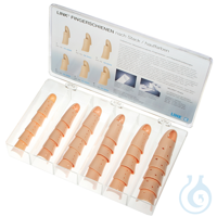 Fingerschienen nach Stack, hautfarben, Kleinsortiment (30 Stck.)...