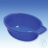 Handwaschbecken blau, 7 Ltr. oval mit Seifenablage UK = 25 Stck....