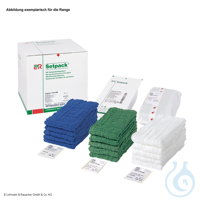 Setpack Toptex lite Bauchtücher steril 40 x 40 cm, blau, 4-lagig (2 Stck.)...