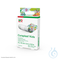 Curaplast Kids, Wundpflaster 6 cm x 1 m, (10 Abschnitte á 10 cm) zuschneidbar...