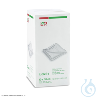 Gazin Kompressen unsteril, 16-fach, 10 x 10 cm (100 Stck.) UK = 10 Btl. Gazin...