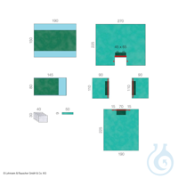 Raucodrape PRO Universal-Set I Super steril, 2-lagig Plus (10 Sets)...