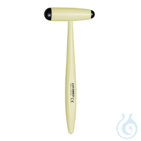 Reflexhammer nach Buck, klein, 18 cm, Aluminium, rapsgelb Reflexhammer nach...