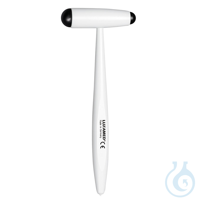 Reflexhammer nach Buck, klein, 18 cm, Aluminium, weiß Reflexhammer nach Buck,...
