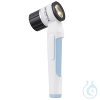 LuxaScope Dermatoskop LED 2,5 V, weiß/weiß-blau, Kontaktscheibe mit Skala...