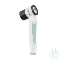 LuxaScope Dermatoskop LED 2,5 V, weiß/jadegrün, Kontaktscheibe mit Skala...