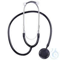 LuxaScope Sonus Flat Flex Stethoskop Aluminium, Schlauch schwarz LuxaScope...