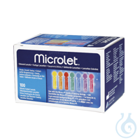 MICROLET Lanzetten farbig (100 Stck.) MICROLET Lanzetten farbig (100 Stck.)  