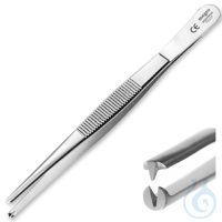 chir. Pinzette megro 1 x 2 Zähne, 16 cm Pack = 10 Stck. chir. Pinzette megro...