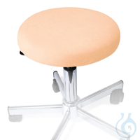 Hockerbezug Frottee beige für Hocker 40 bis 45 cm Ø Hockerbezug Frottee beige...