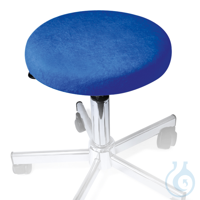 Hockerbezug Frottee royalblau für Hocker 40 bis 45 cm Ø Hockerbezug Frottee...
