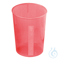 Schnabelbecher Unterteil rot transluzent VE = 10 Stck. Schnabelbecher...