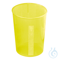 Schnabelbecher Unterteil gelb transluzent VE = 10 Stck. Schnabelbecher...