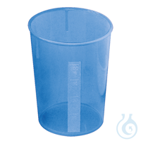 Schnabelbecher Unterteil blau transluzent VE = 10 Stck. Schnabelbecher...