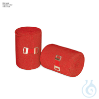 Urgolast color Kurzzugbinden, rot, 5 m x 6 cm (10 Stck.) UK = 10...