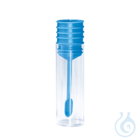 Stuhlröhrchen 20 ml, 22 x 62 mm mit Eindrückstopfen blau VE/UK = 1000 Stck....