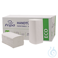 Fripa - Papierhandtücher Eco 2-lagig weiß 25 x 23 cm (20 x 160 Stck.) Fripa -...