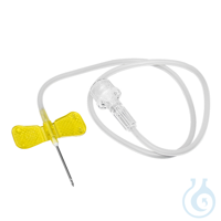 Wingflo Flügelkanülen 20 G, 0,90 x 19 mm, gelb (50 Stck.) UK = 20 Pack...