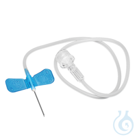 Wingflo Flügelkanülen 23 G, 0,60 x 19 mm, blau (50 Stck.) UK = 20 Pack...